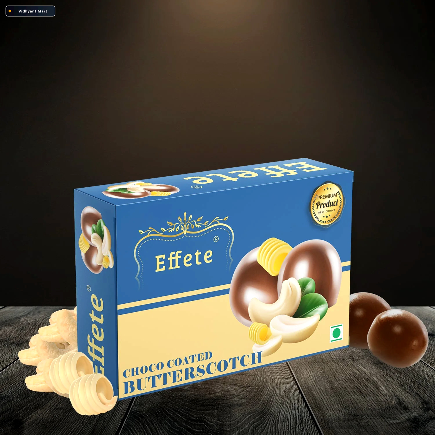 Vidhyant Mart 1 Gift Choco Coated Butterscotch Nuts Crunchy Choc 2