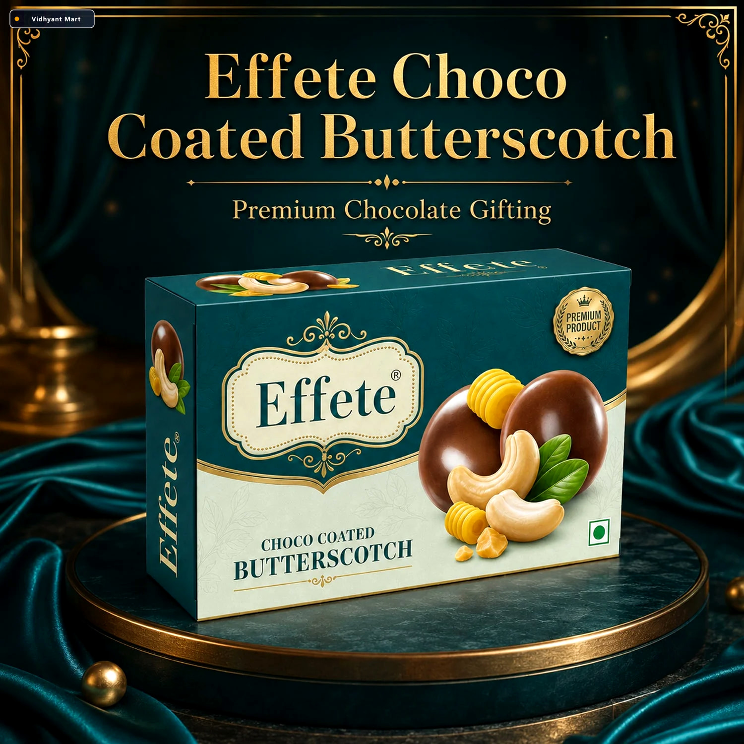 Vidhyant Mart 1 Gift Effete Butterscotch Chocolate Premium Coate 1