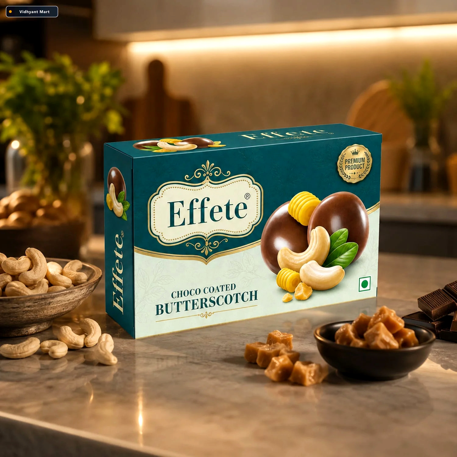 Vidhyant Mart 1 Gift Effete Butterscotch Chocolate Premium Coate 2