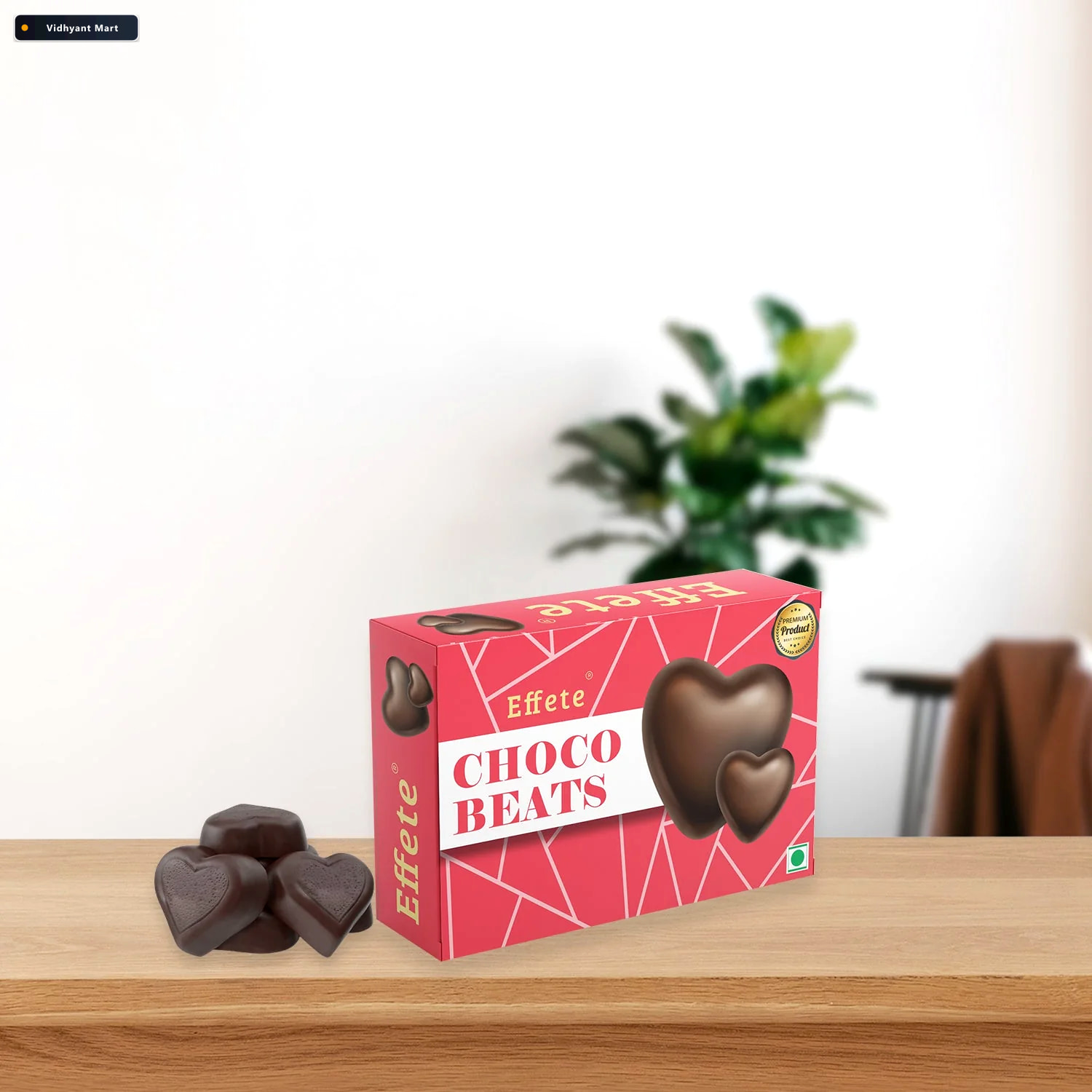 Vidhyant Mart 1 Gift Heart Shaped Chocolates Delicious Gift For 1