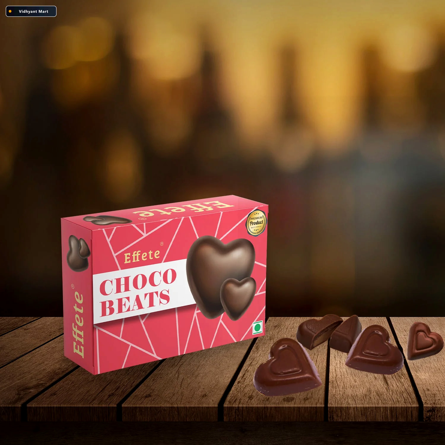 Vidhyant Mart 1 Gift Heart Shaped Chocolates Delicious Gift For 3