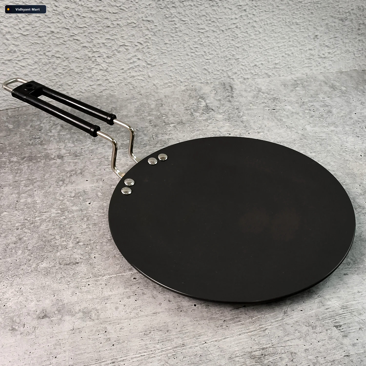 Vidhyant Mart 10 Inch Non Stick Flat Roti Tawa Durable Even Cook 1