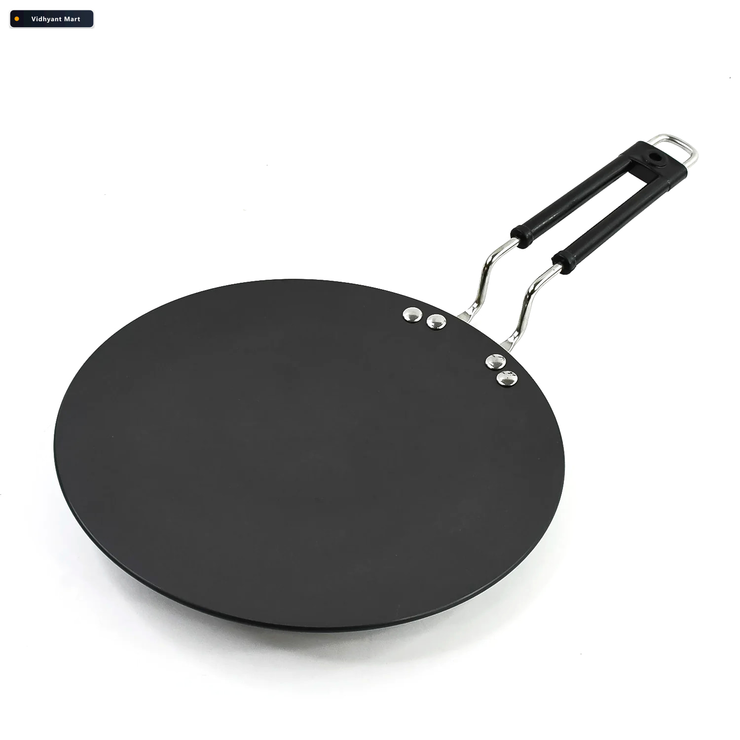 Vidhyant Mart 10 Inch Non Stick Flat Roti Tawa Durable Even Cook 4