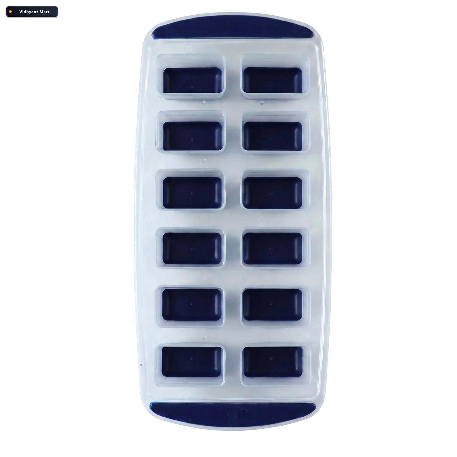 Vidhyant Mart 12 Cavity Plastic Ice Cube Tray With Easy Release 4