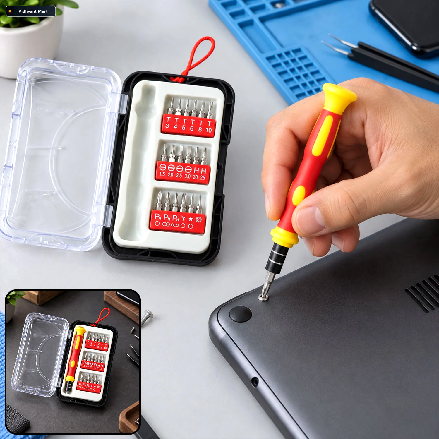 Vidhyant Mart 18 Pc Multipurpose Precision Screwdriver Hand Tool 1