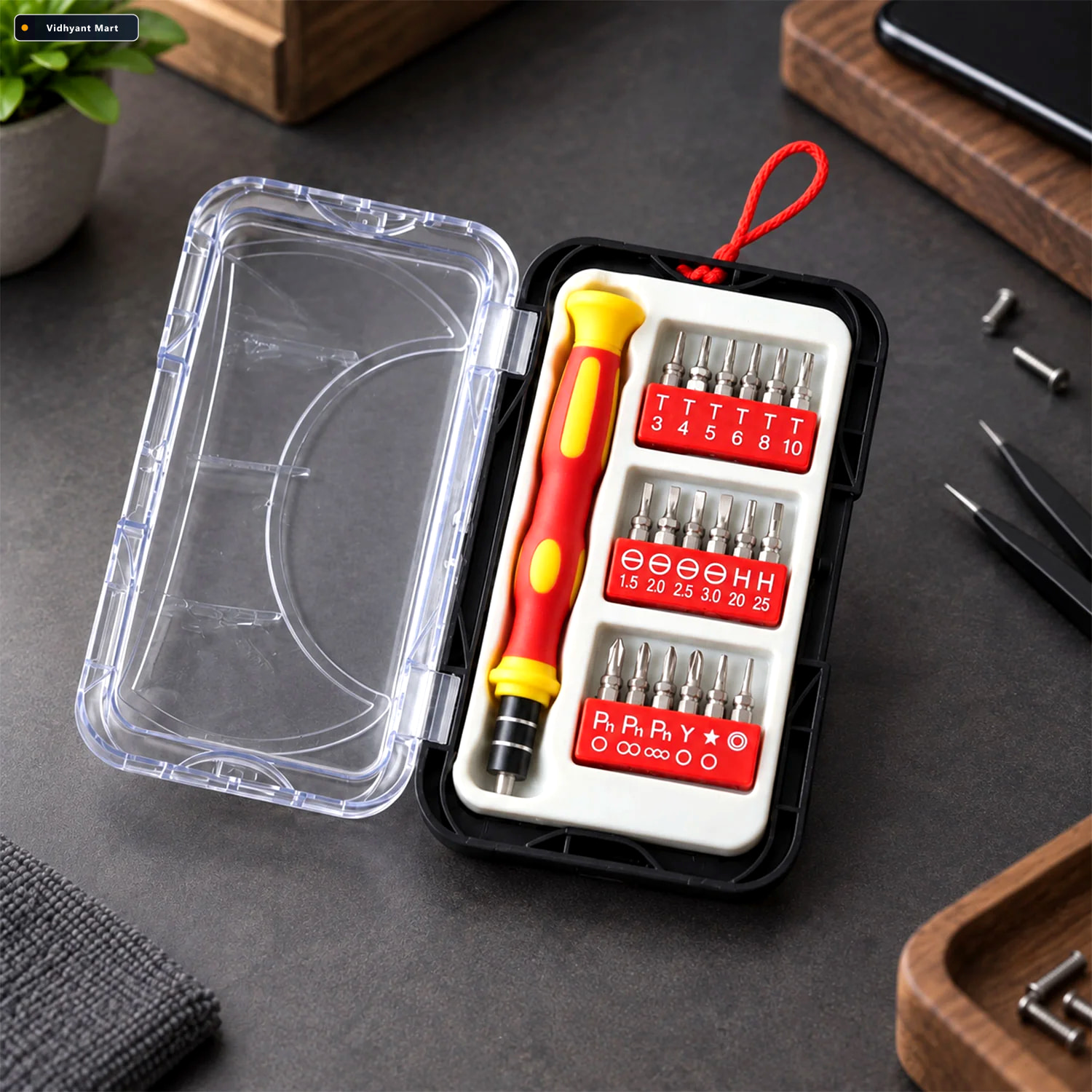 Vidhyant Mart 18 Pc Multipurpose Precision Screwdriver Hand Tool 3