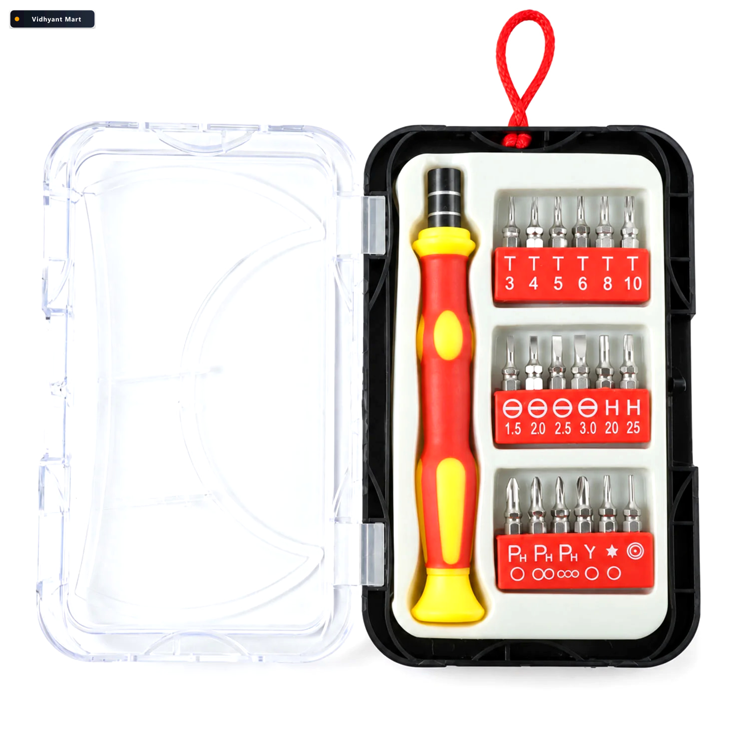 Vidhyant Mart 18 Pc Multipurpose Precision Screwdriver Hand Tool 4