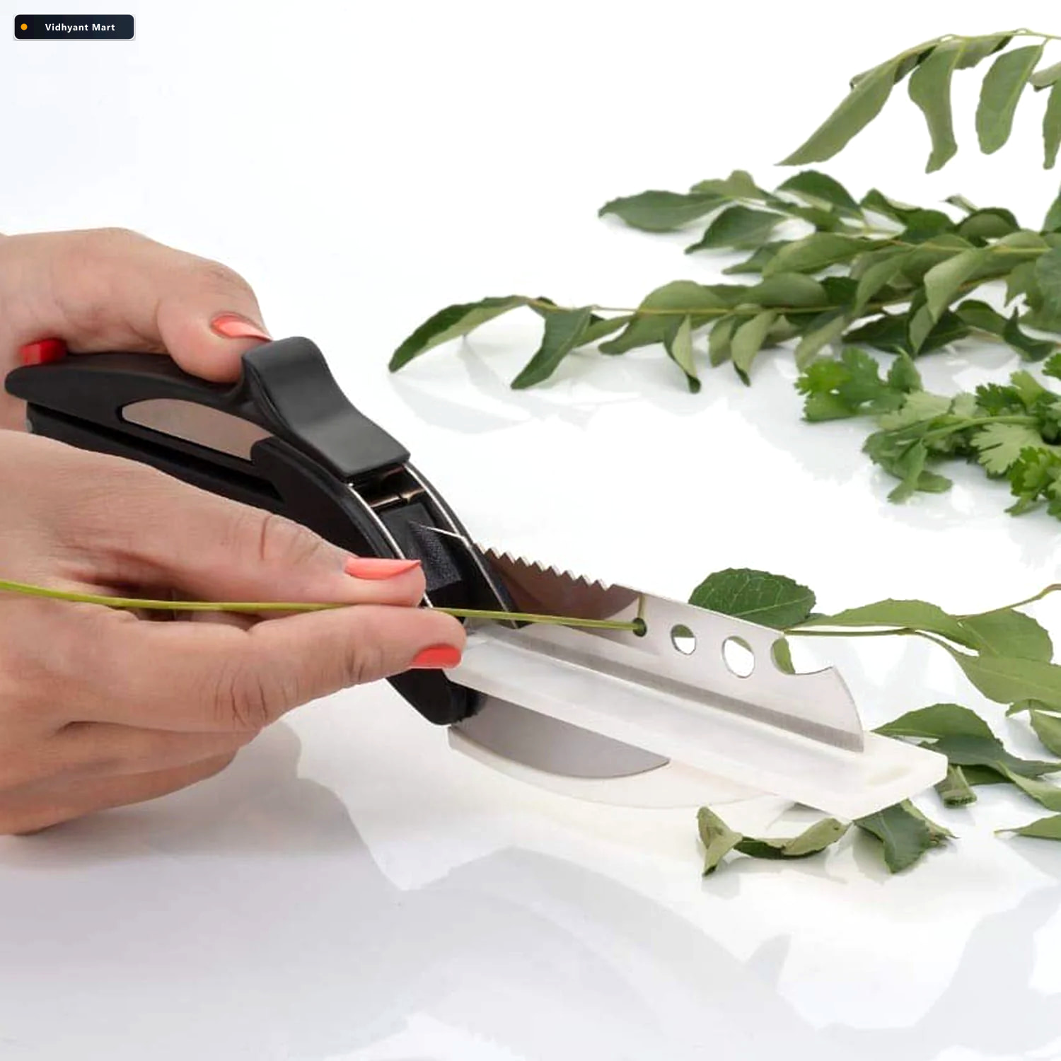 Vidhyant Mart 2 In 1 Clever Cutter With Stainless Steel Blade An 3