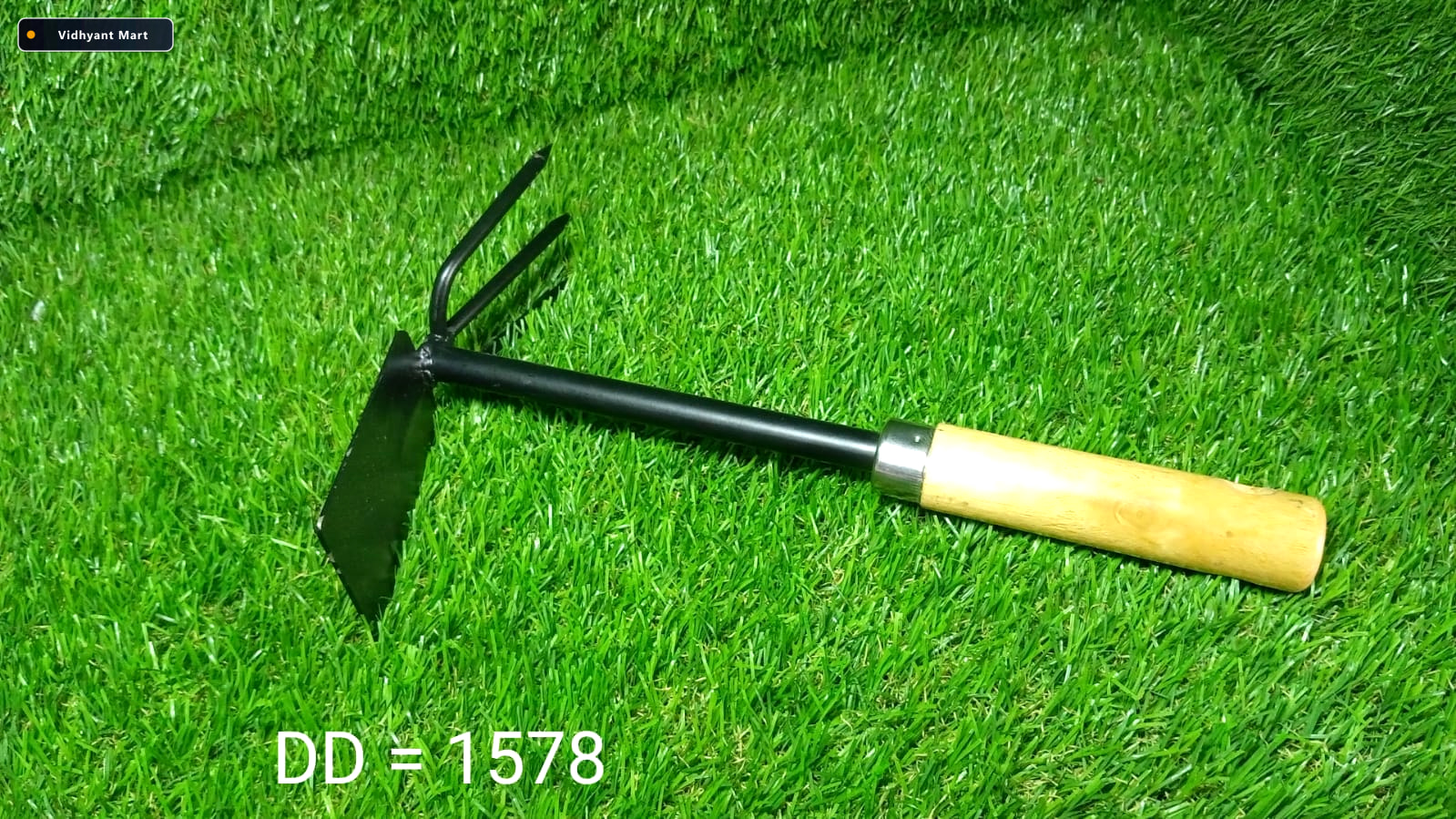 Vidhyant Mart 2 In 1 Double Hoe Carbon Steel Gardening Tool Tool 2