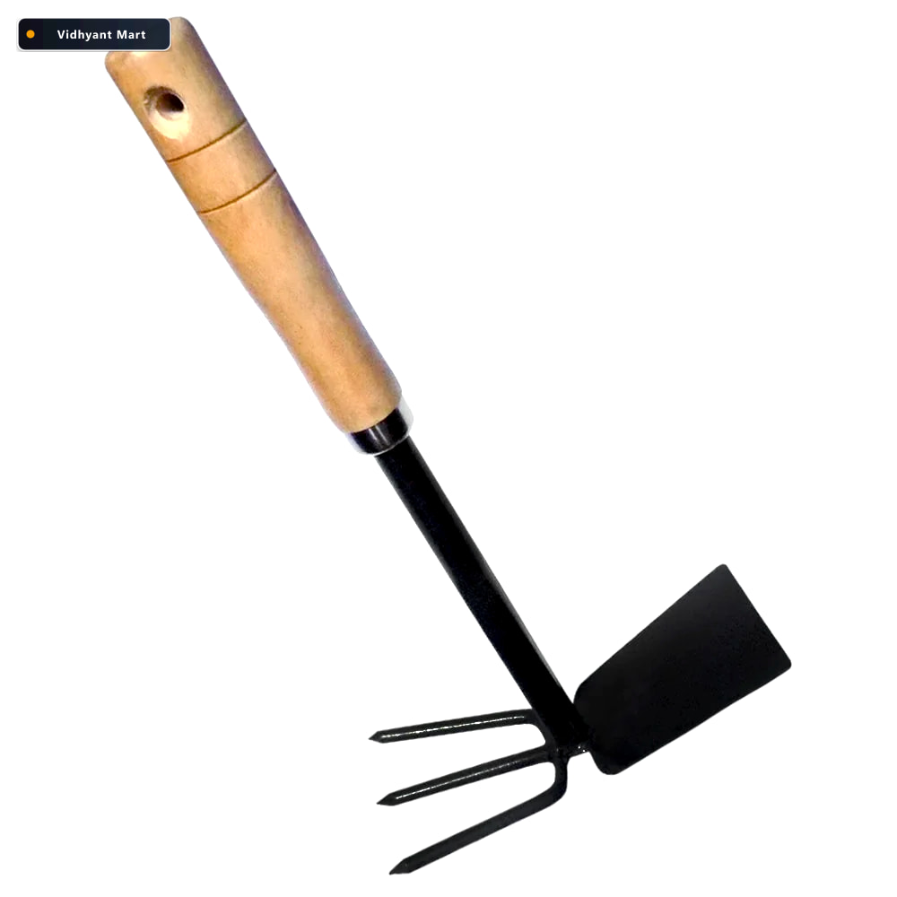 Vidhyant Mart 2 In 1 Double Hoe Carbon Steel Gardening Tool Tool 4