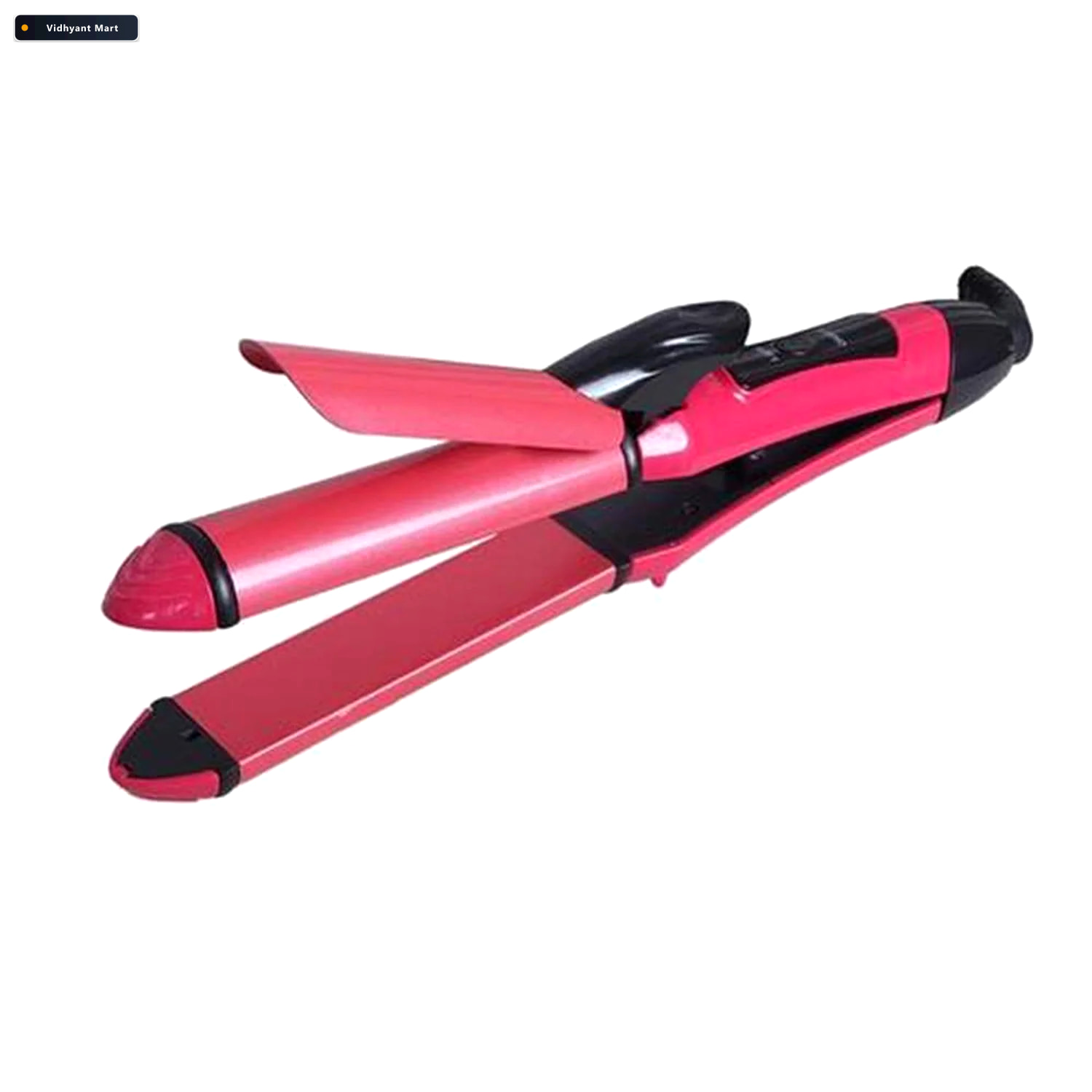 Vidhyant Mart 2 In 1 Hair Straightener Curler Ceramic Plates Cal 4