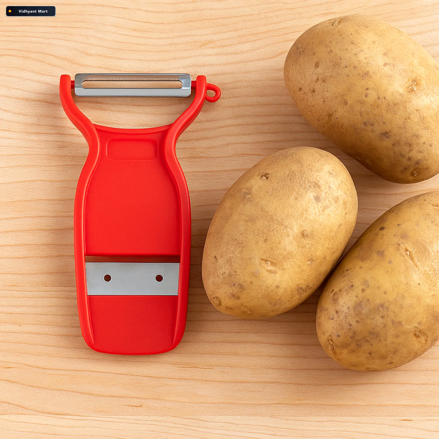 Vidhyant Mart 2 In 1 Stainless Steel Slicer Peeler Ultra Sharp K 2