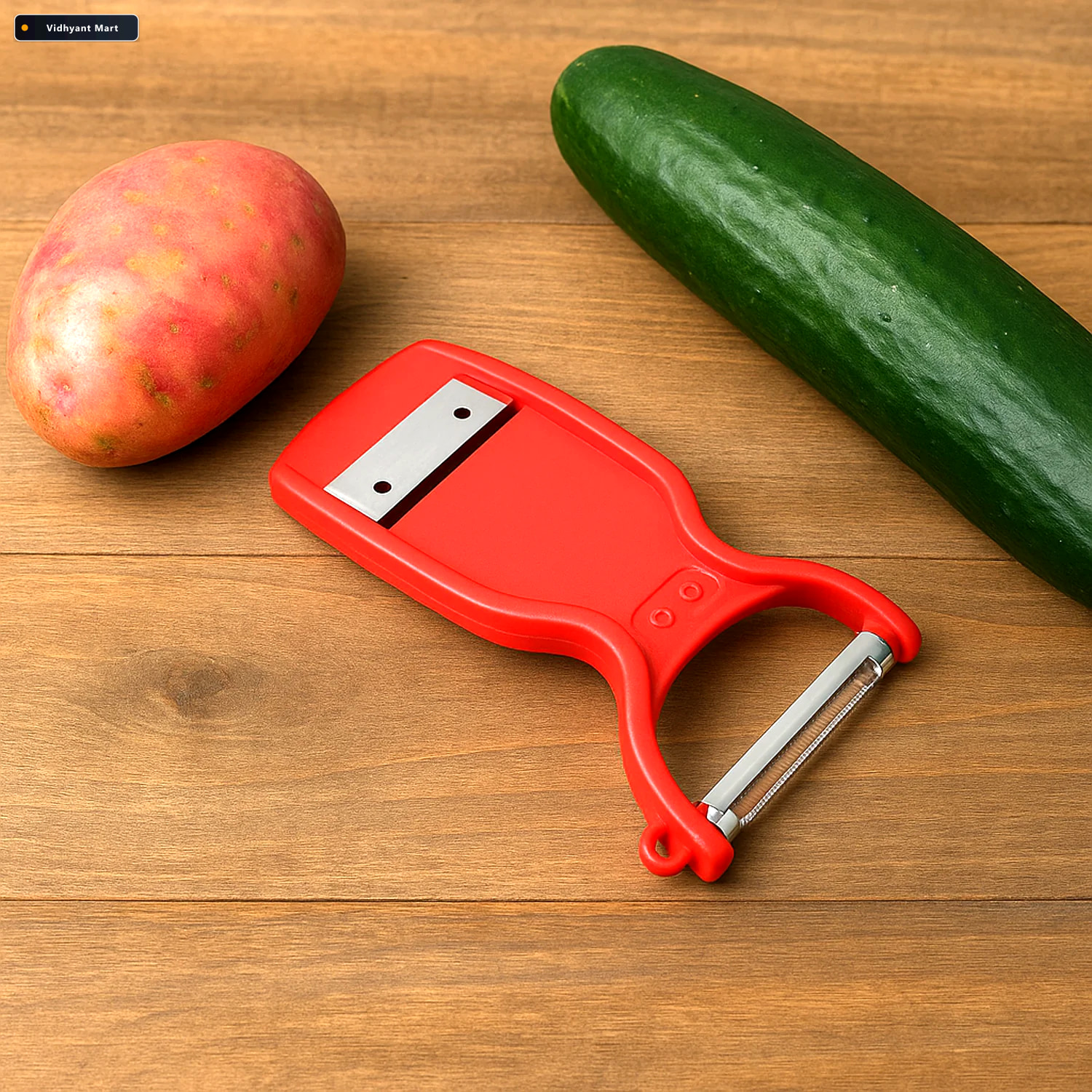 Vidhyant Mart 2 In 1 Stainless Steel Slicer Peeler Ultra Sharp K 3