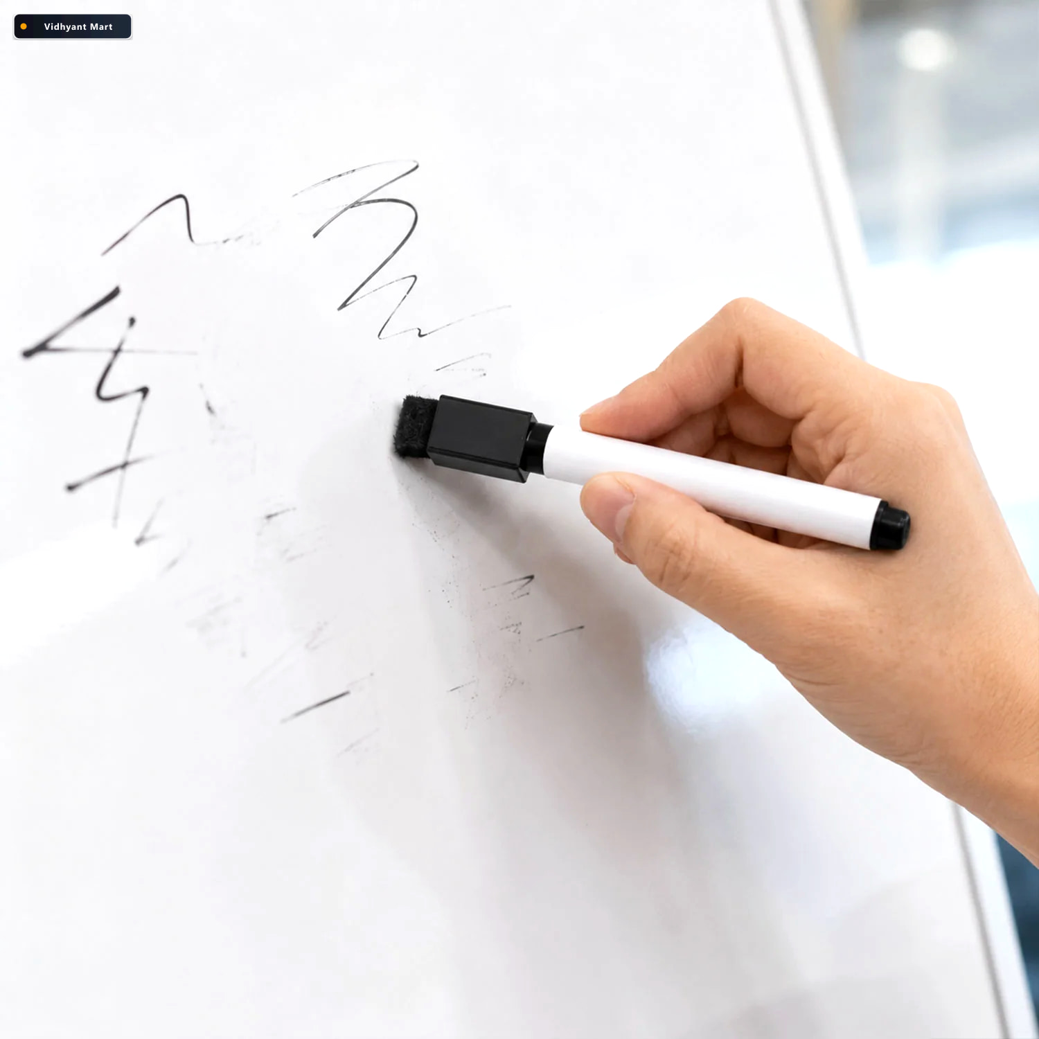 Vidhyant Mart 2 In 1 Whiteboard Marker Dual End Marker With Eras 4