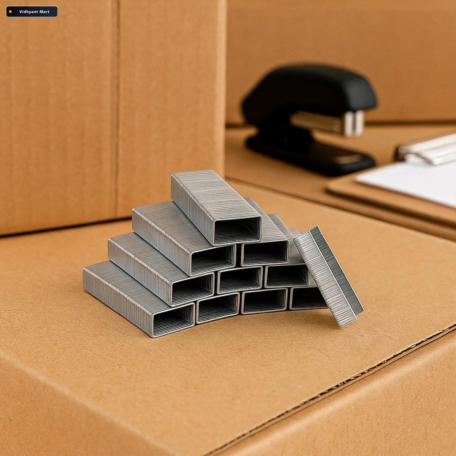 Vidhyant Mart 246 Staples Durable Steel Pins For Smooth Office S 2