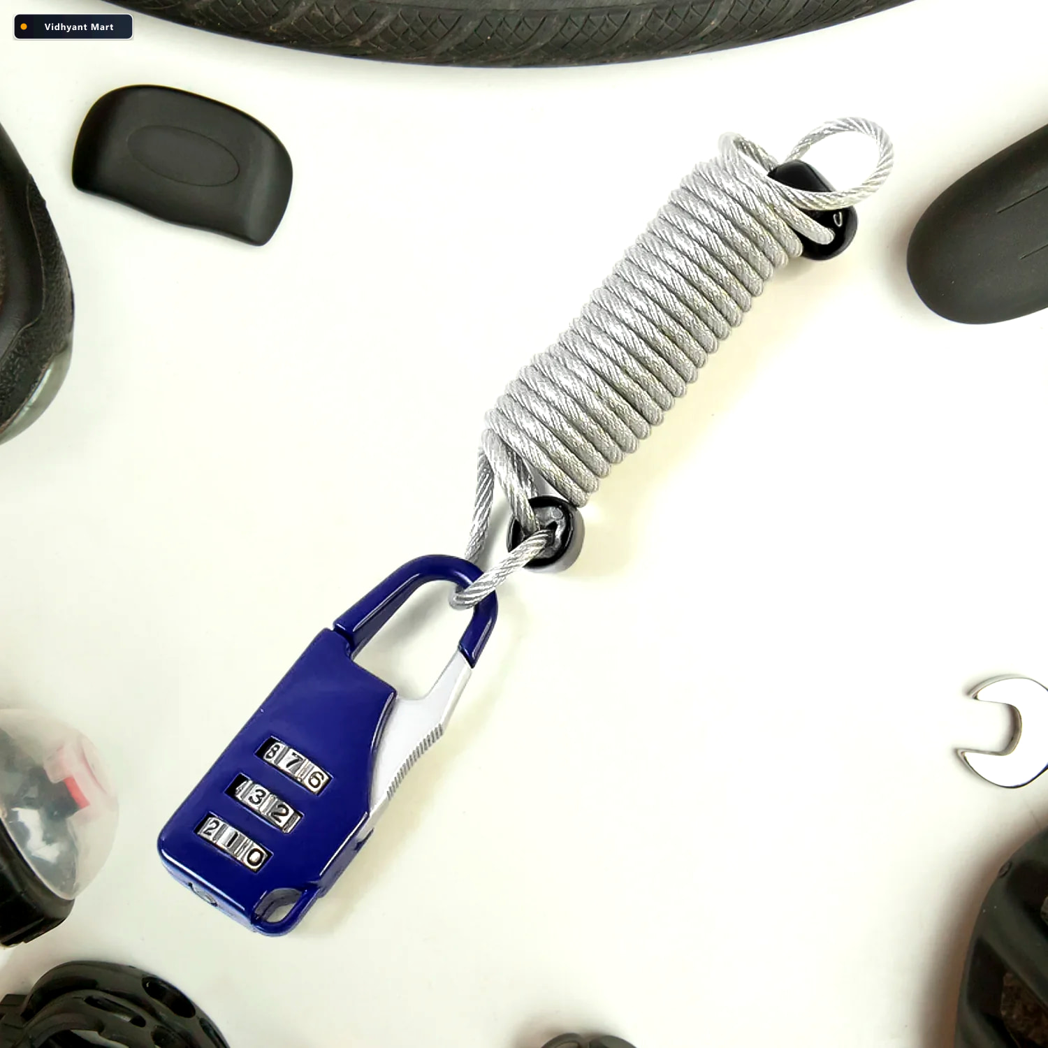 Vidhyant Mart 3 Digit Combination Anti Theft Padlock Keyless Sec 1