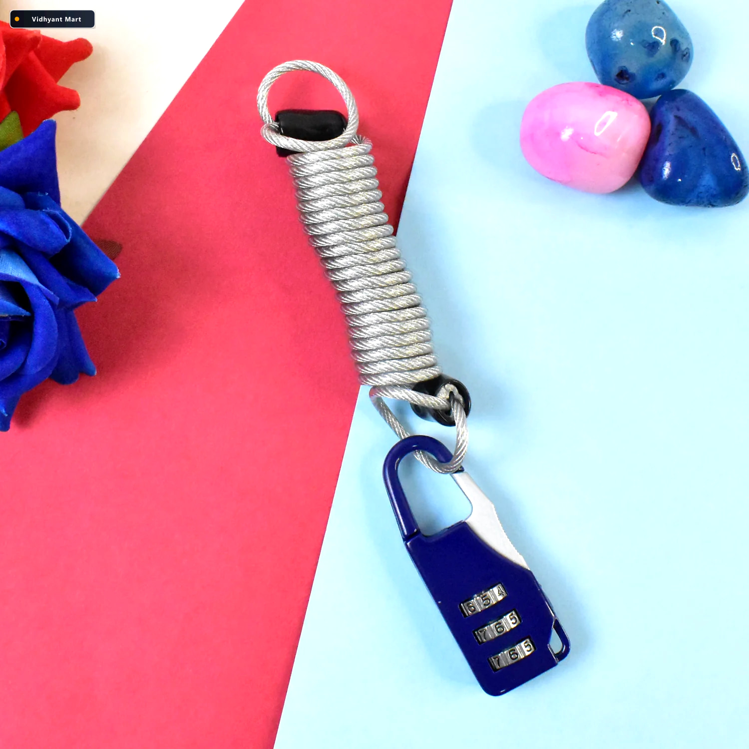 Vidhyant Mart 3 Digit Combination Anti Theft Padlock Keyless Sec 2
