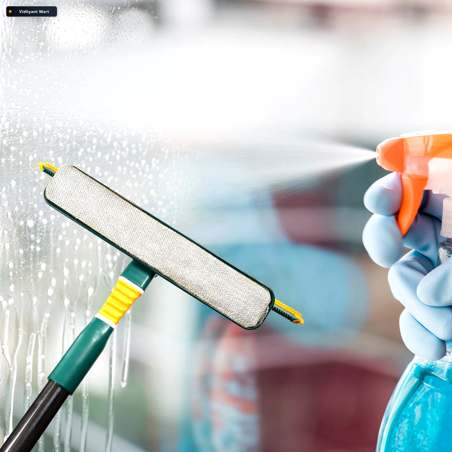 Vidhyant Mart 3 In 1 Glass Wiper Multi Surface Cleaner For Home 1
