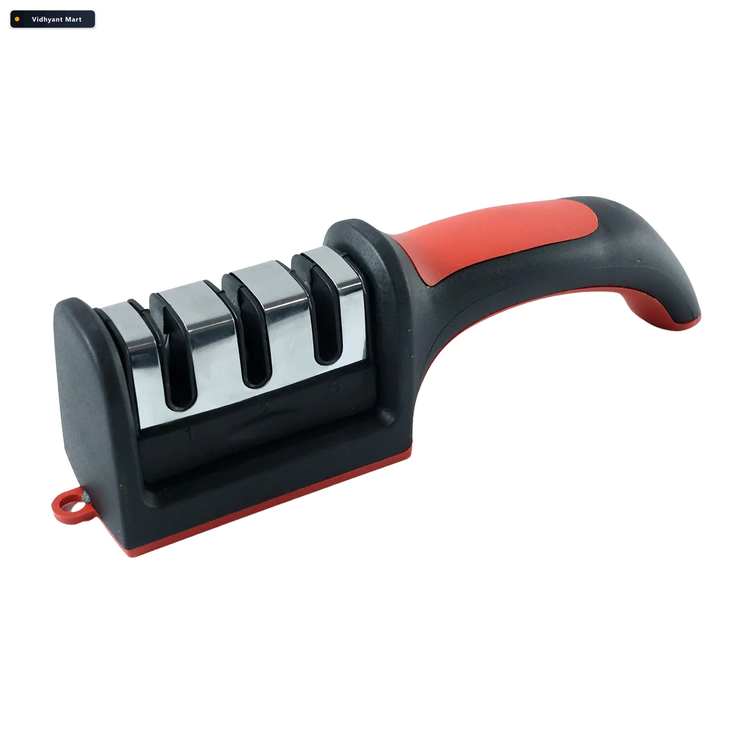 Vidhyant Mart 3 Stage Manual Knife Sharpener Ceramic Steel Blade 3