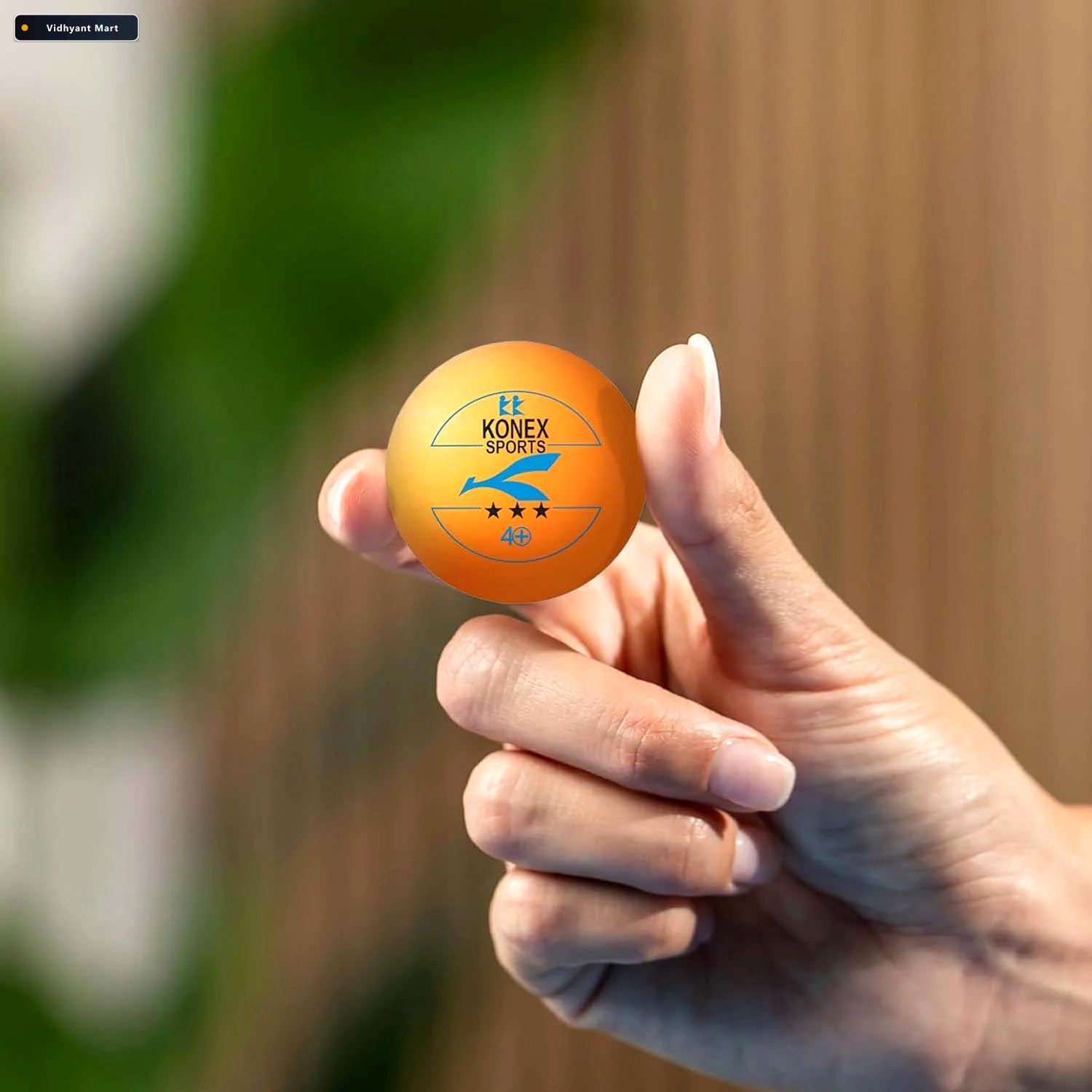 Vidhyant Mart 3 Star Table Tennis Balls Durable High Bounce Pack 2