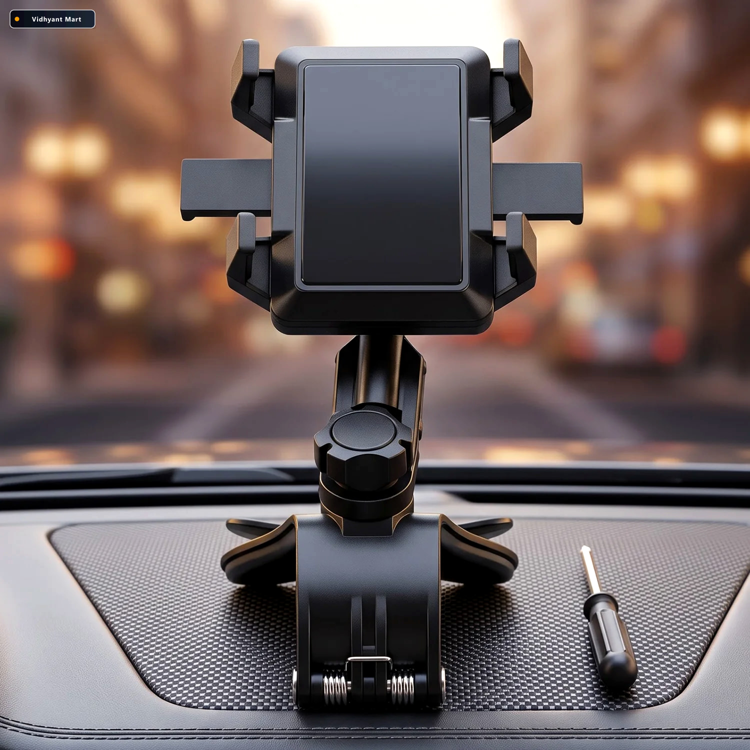 Vidhyant Mart 360 Degree Rotating Car Phone Holder With Adjustab 2