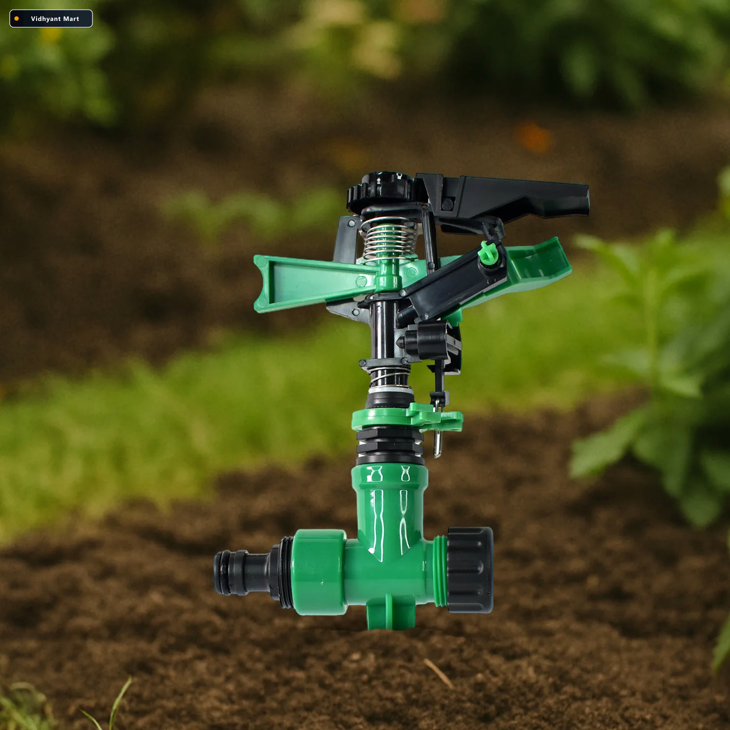 Vidhyant Mart 360 Degree Rotating Garden Impact Sprinkler Adjust 3