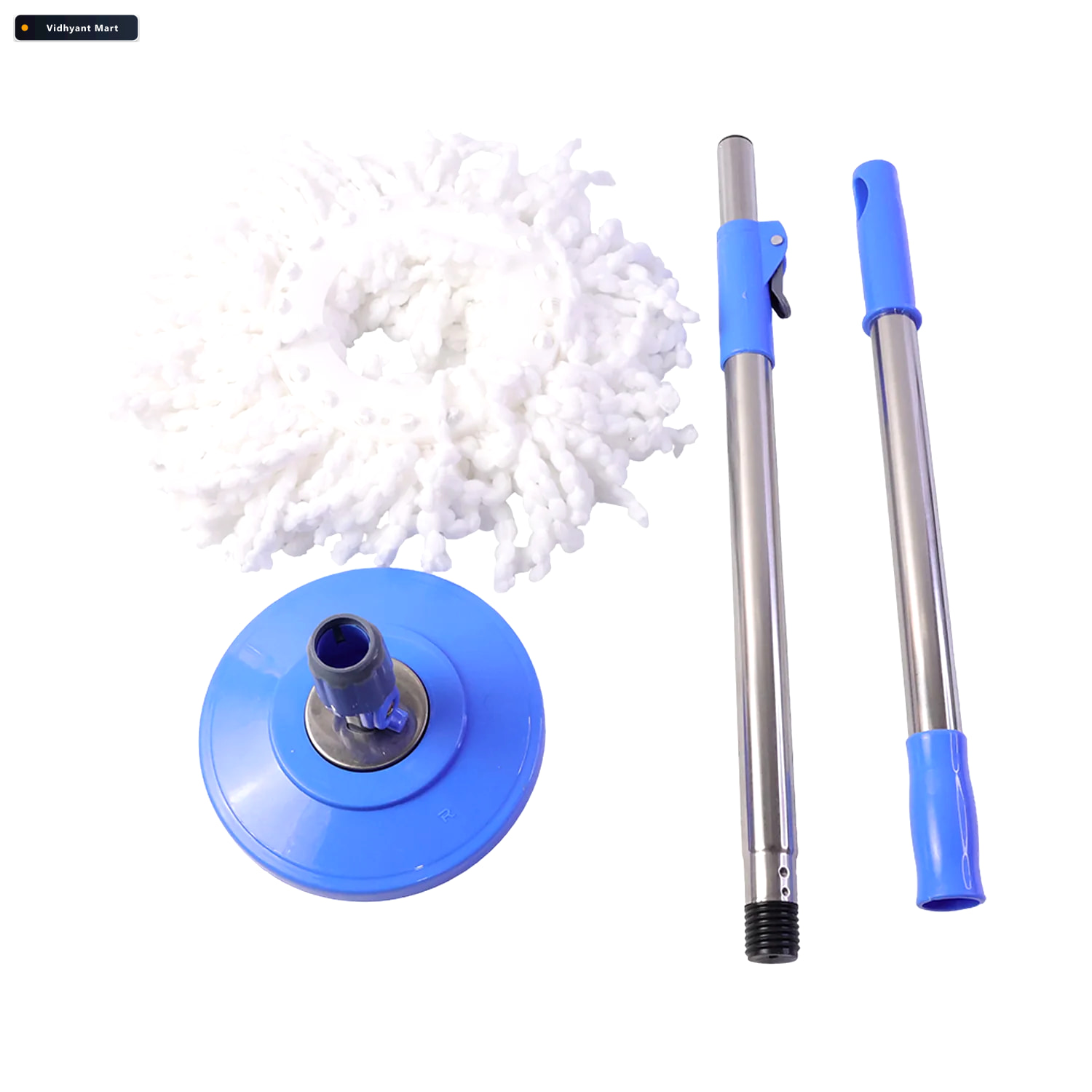 Vidhyant Mart 360 Rotate Spin Mop Effortless Floor Cleaning With 4