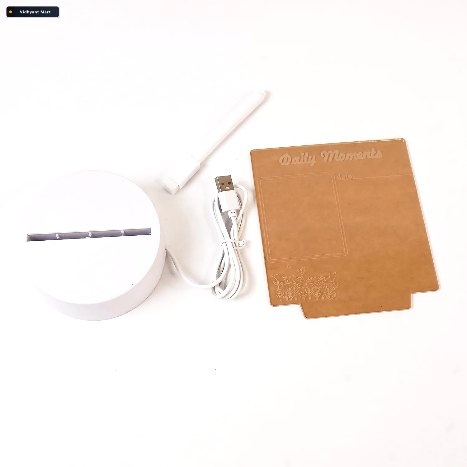 Vidhyant Mart 3d Acrylic Message Board Lamp For Home Decor And S 4