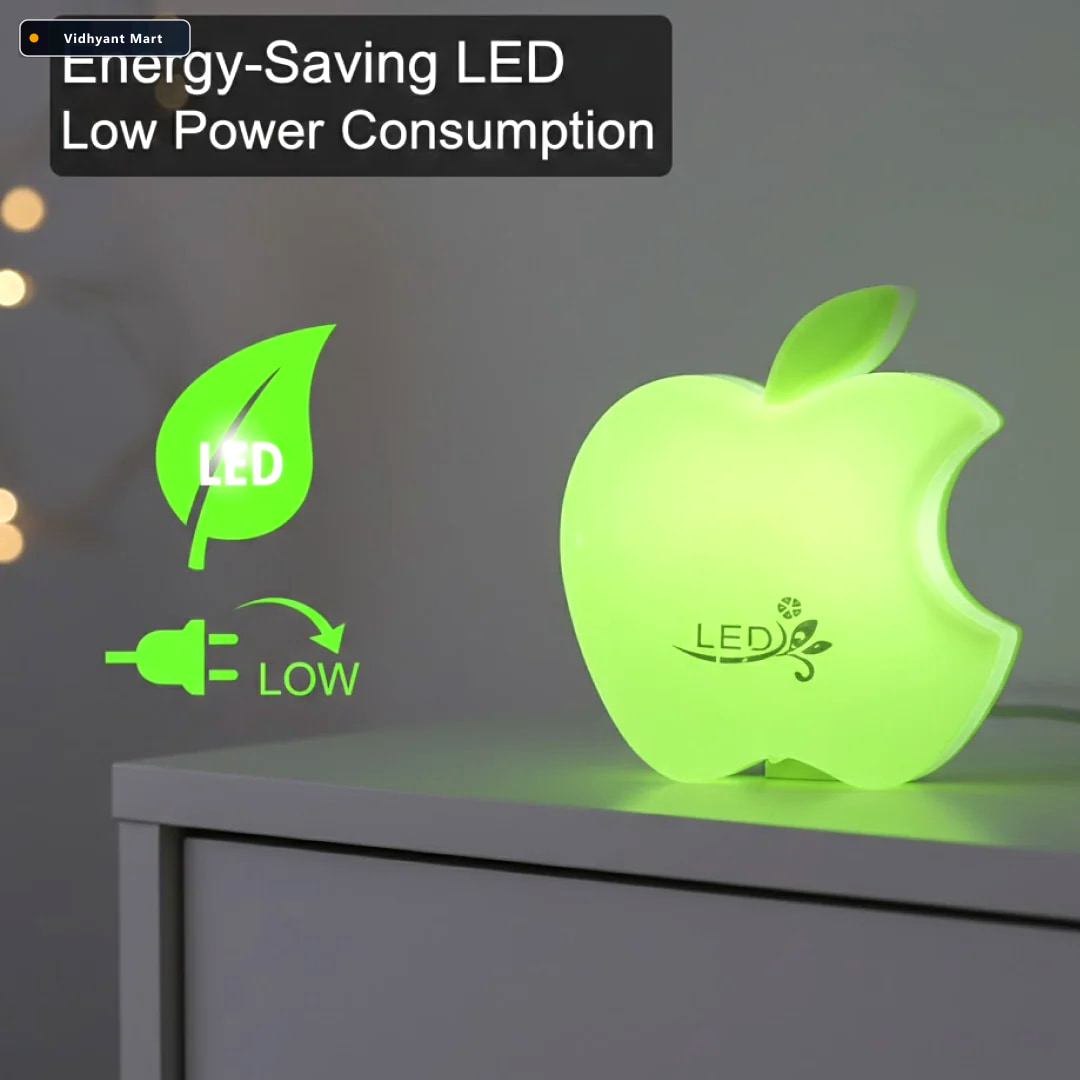 Vidhyant Mart 3d Illusion Night Light Energy Saving Led Lamp Ind 2