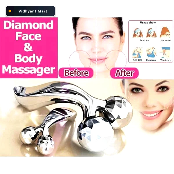Vidhyant Mart 3d Roller Face Massager Skin Tightening Tool Velve 2