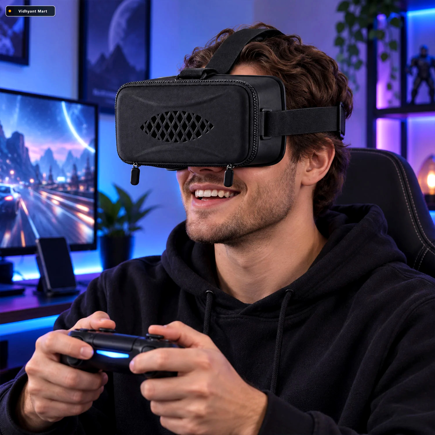 Vidhyant Mart 3d Virtual Reality Smartphone Headset With Focus C 1