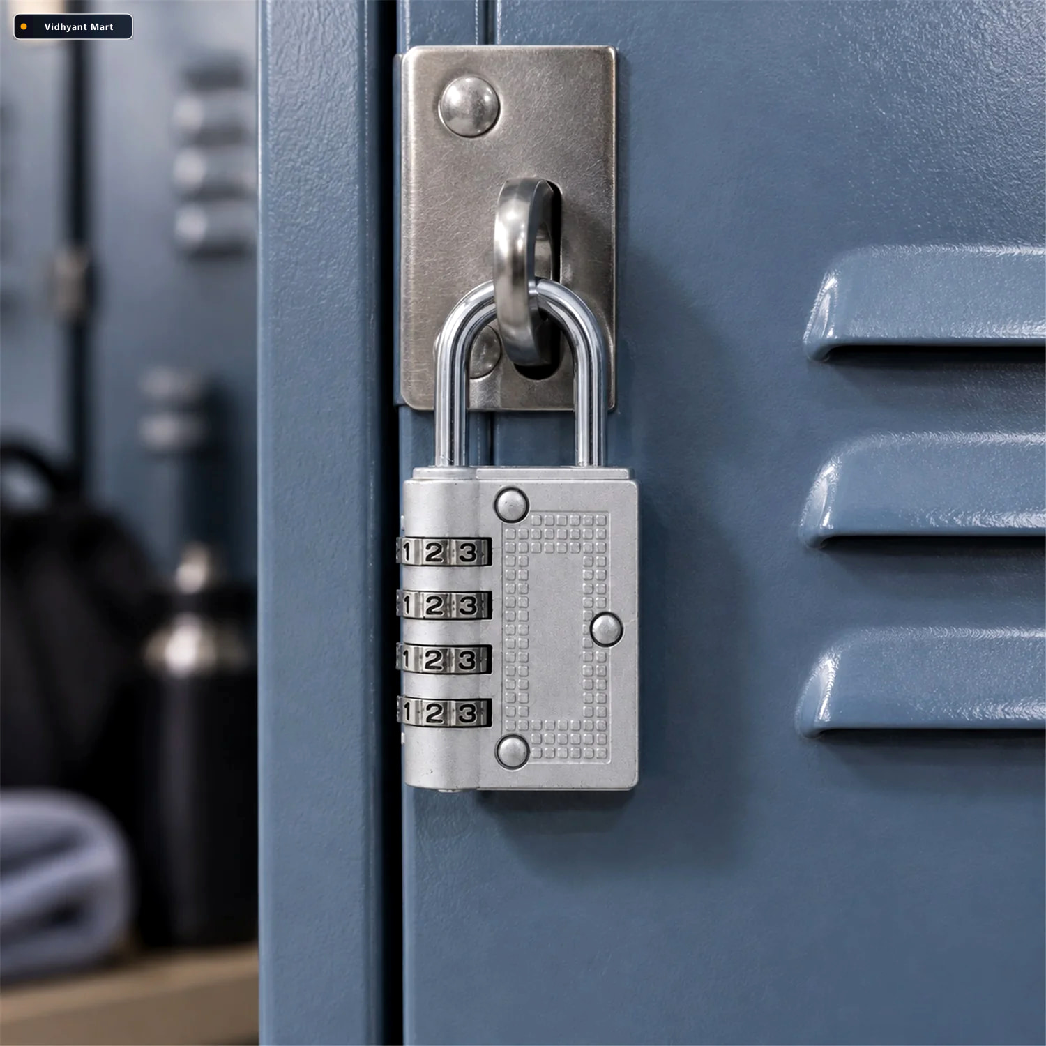 Vidhyant Mart 4 Digit Combination Padlock Resettable Number Lock 3