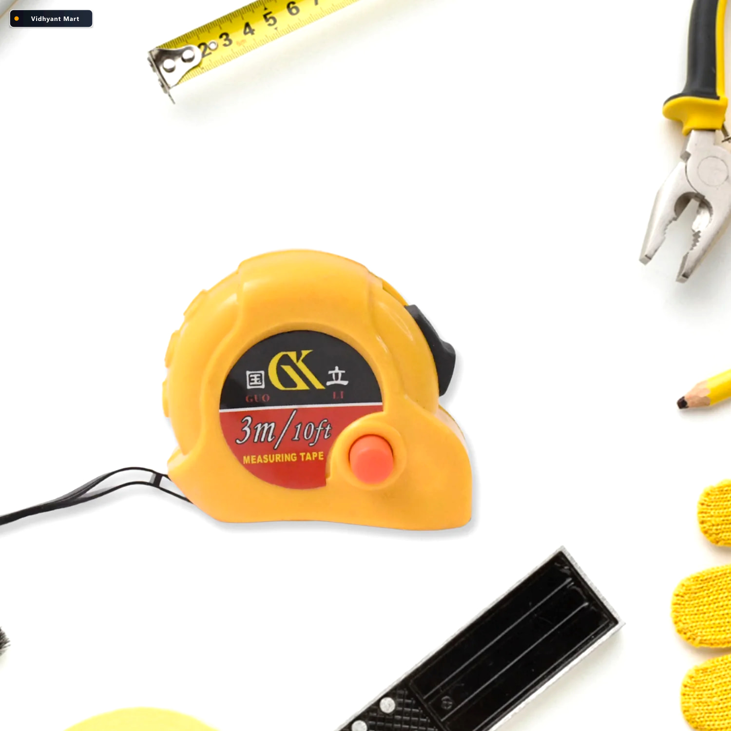 Vidhyant Mart 4 In 1 Hand Tool Kit Durable Portable Home Repair 2