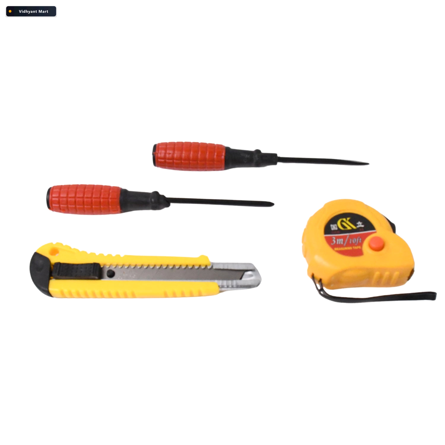 Vidhyant Mart 4 In 1 Hand Tool Kit Durable Portable Home Repair 4