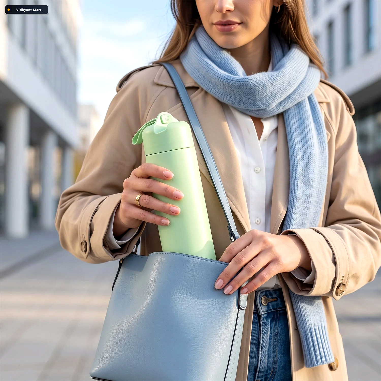 Vidhyant Mart 400 Ml Glass Travel Water Bottle With Silicone Sle 2