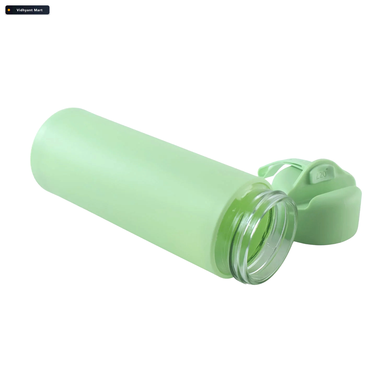 Vidhyant Mart 400 Ml Glass Travel Water Bottle With Silicone Sle 4