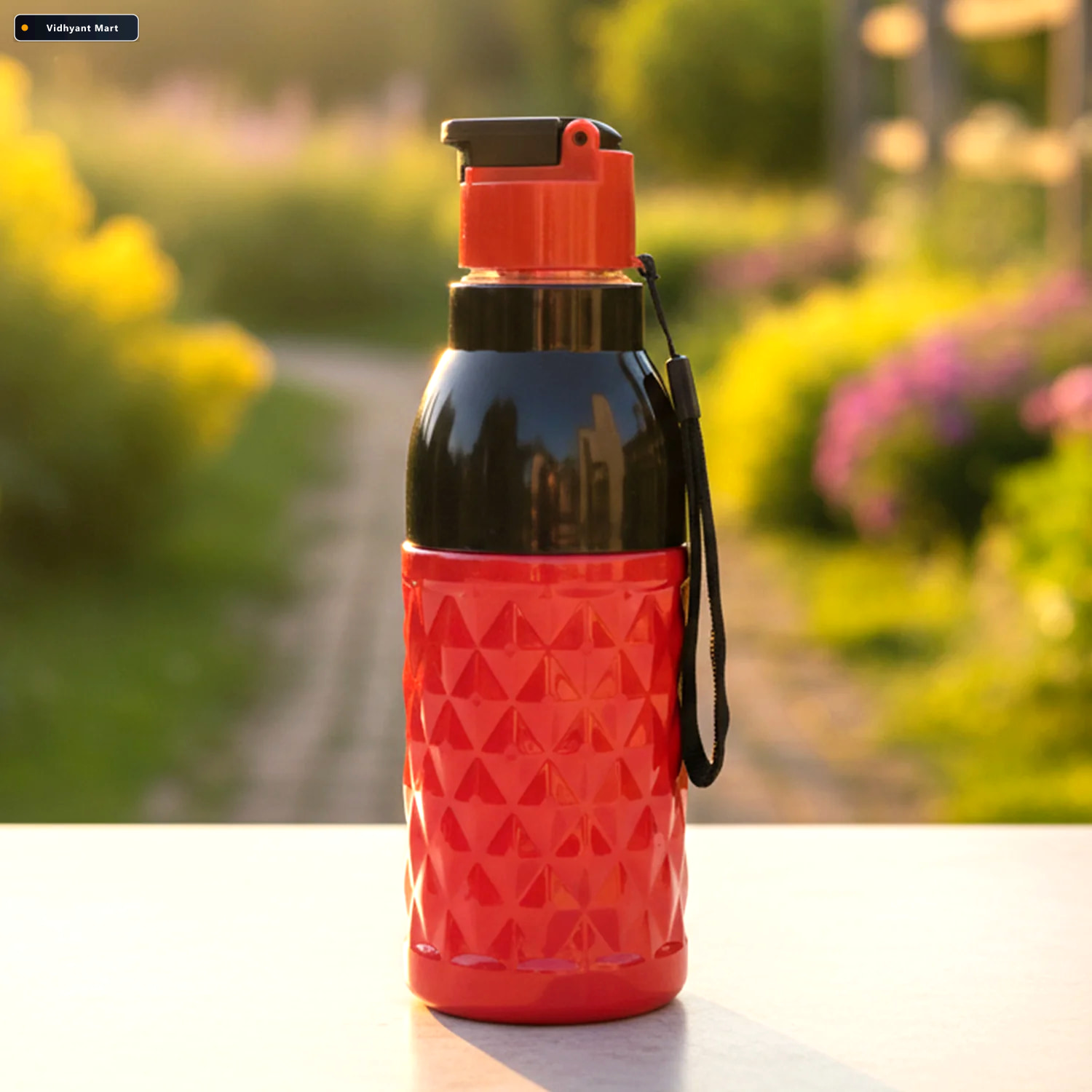 Vidhyant Mart 400 Ml Sports Water Bottle Leakproof With Flip Top 4
