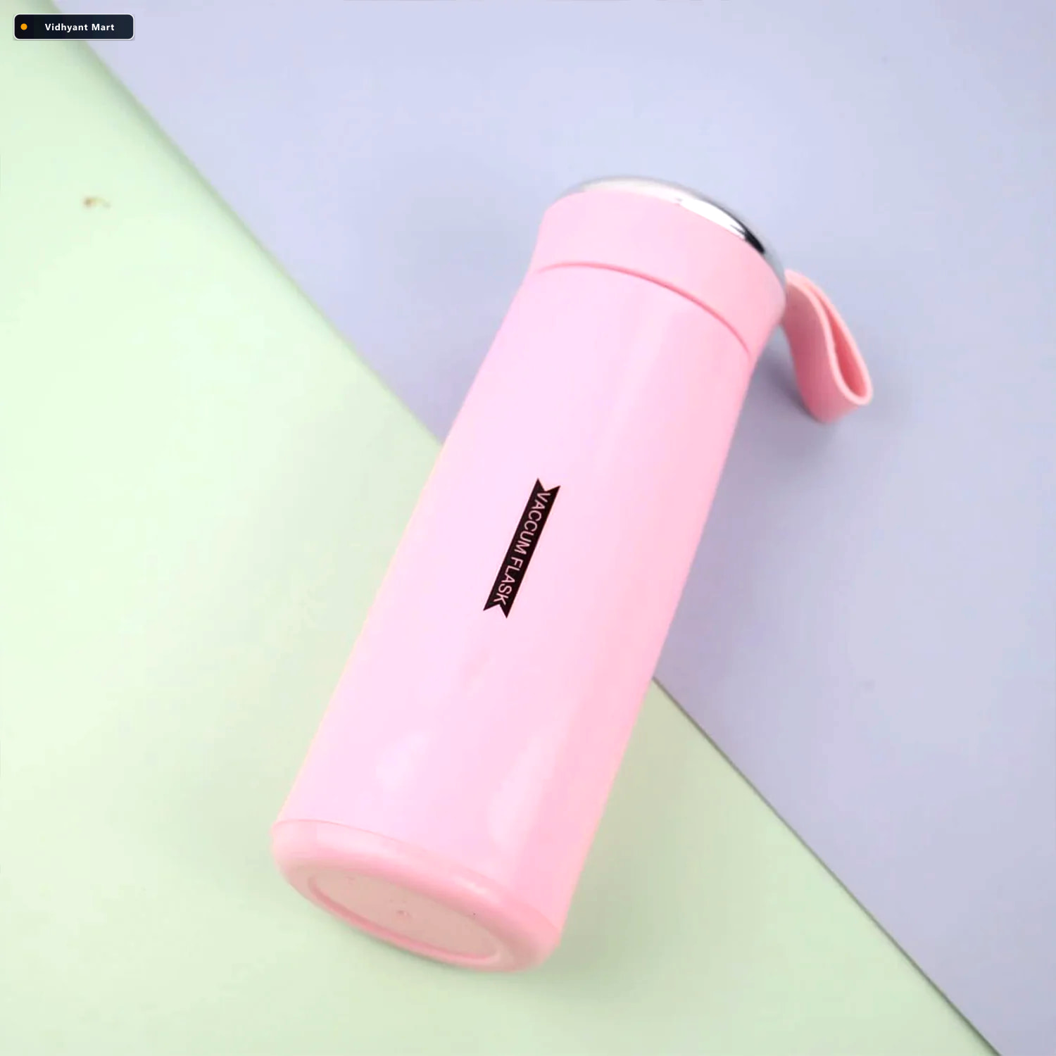 Vidhyant Mart 400ml Pink Glass Water Bottle Leakproof Bpa Free 4