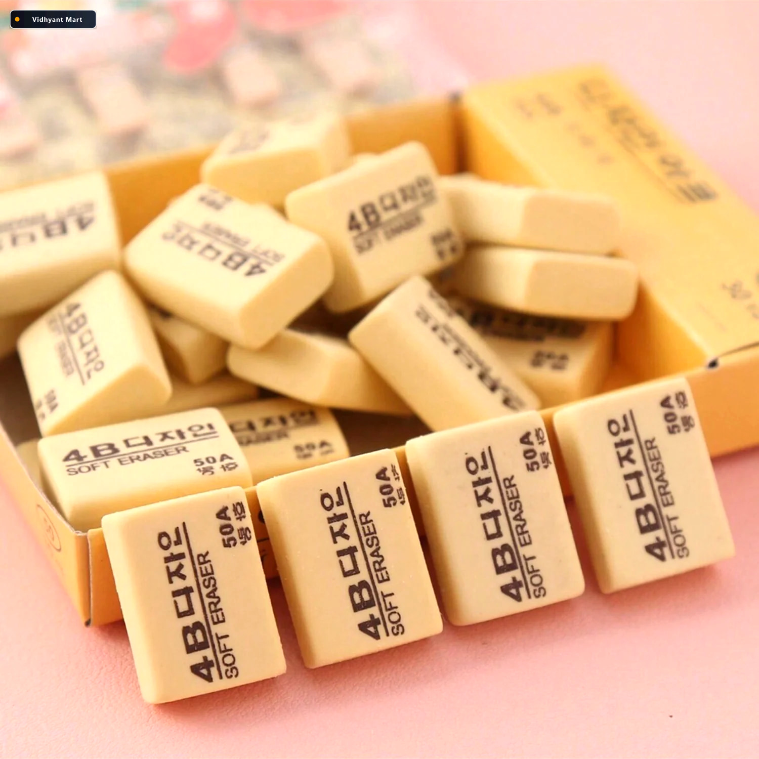 Vidhyant Mart 4b Erasers Smudge Free 30 Pack For Students Tinytr 3