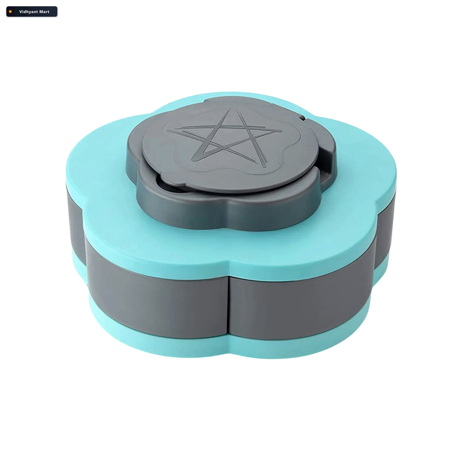 Vidhyant Mart 5 Compartment Petal Shape Storage Box For Dry Frui 3