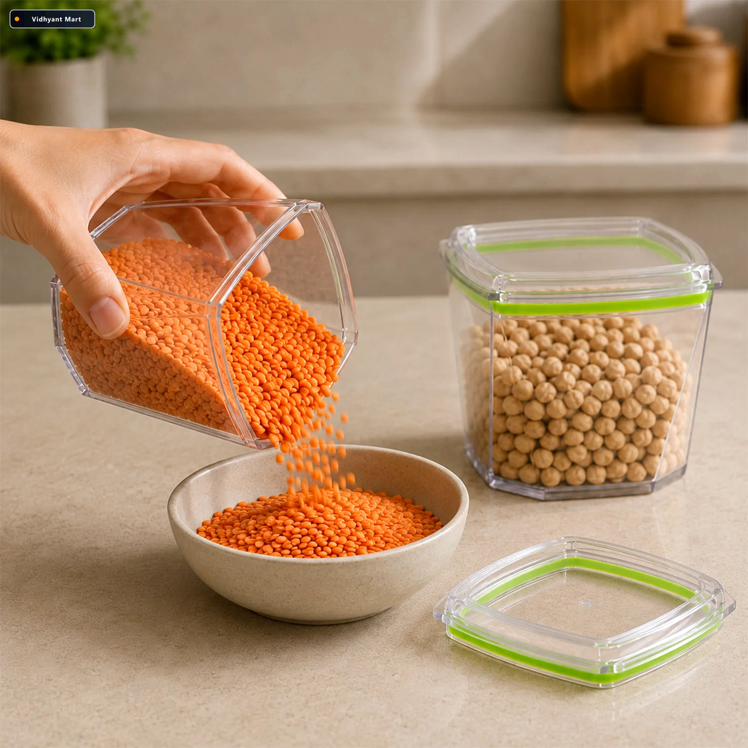 Vidhyant Mart 500ml Leak Proof Food Storage Container Set Durabl 2