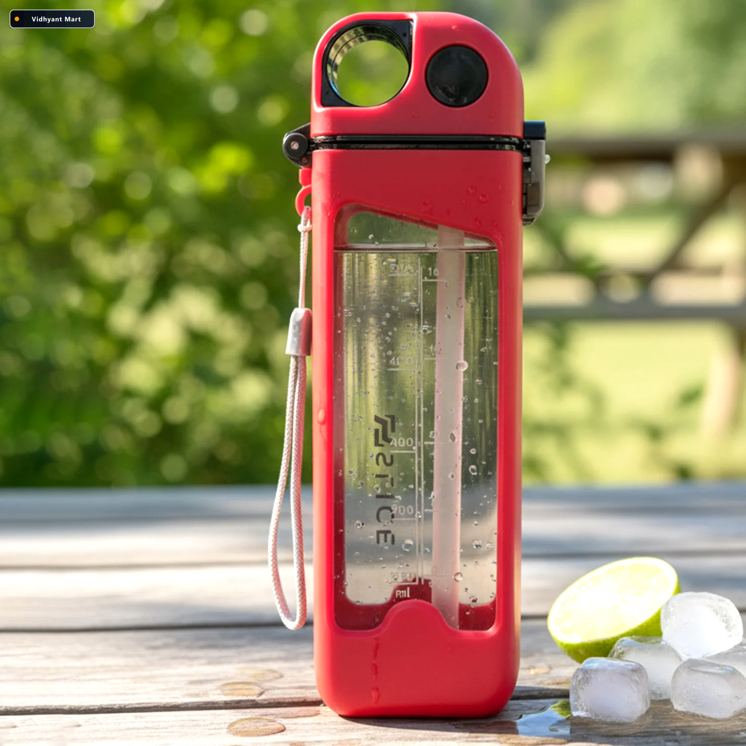 Vidhyant Mart 500ml Leakproof Sports Water Bottle One Touch Spou 3