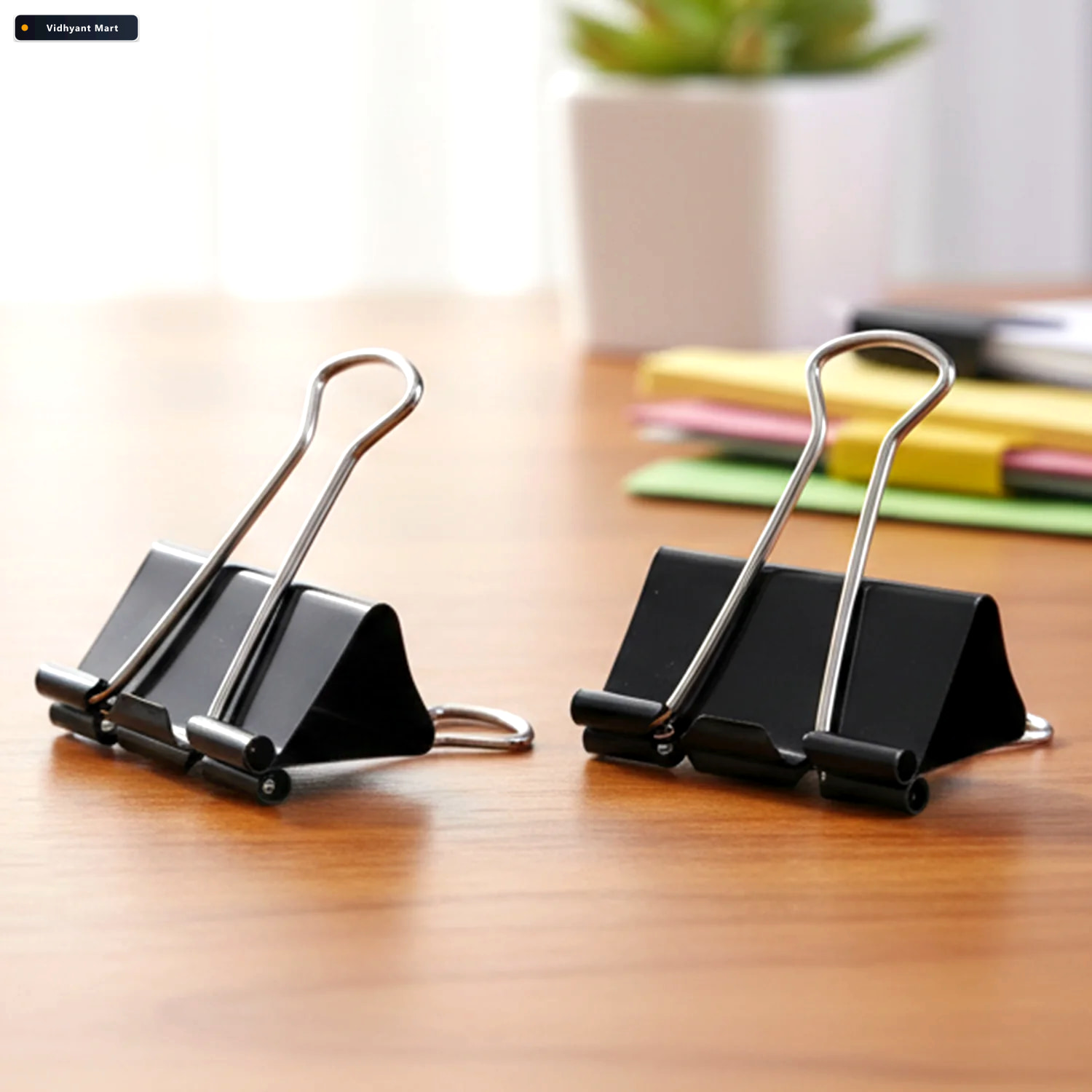 Vidhyant Mart 51 Mm Large Binder Clips Strong Secure Paper Holde 3