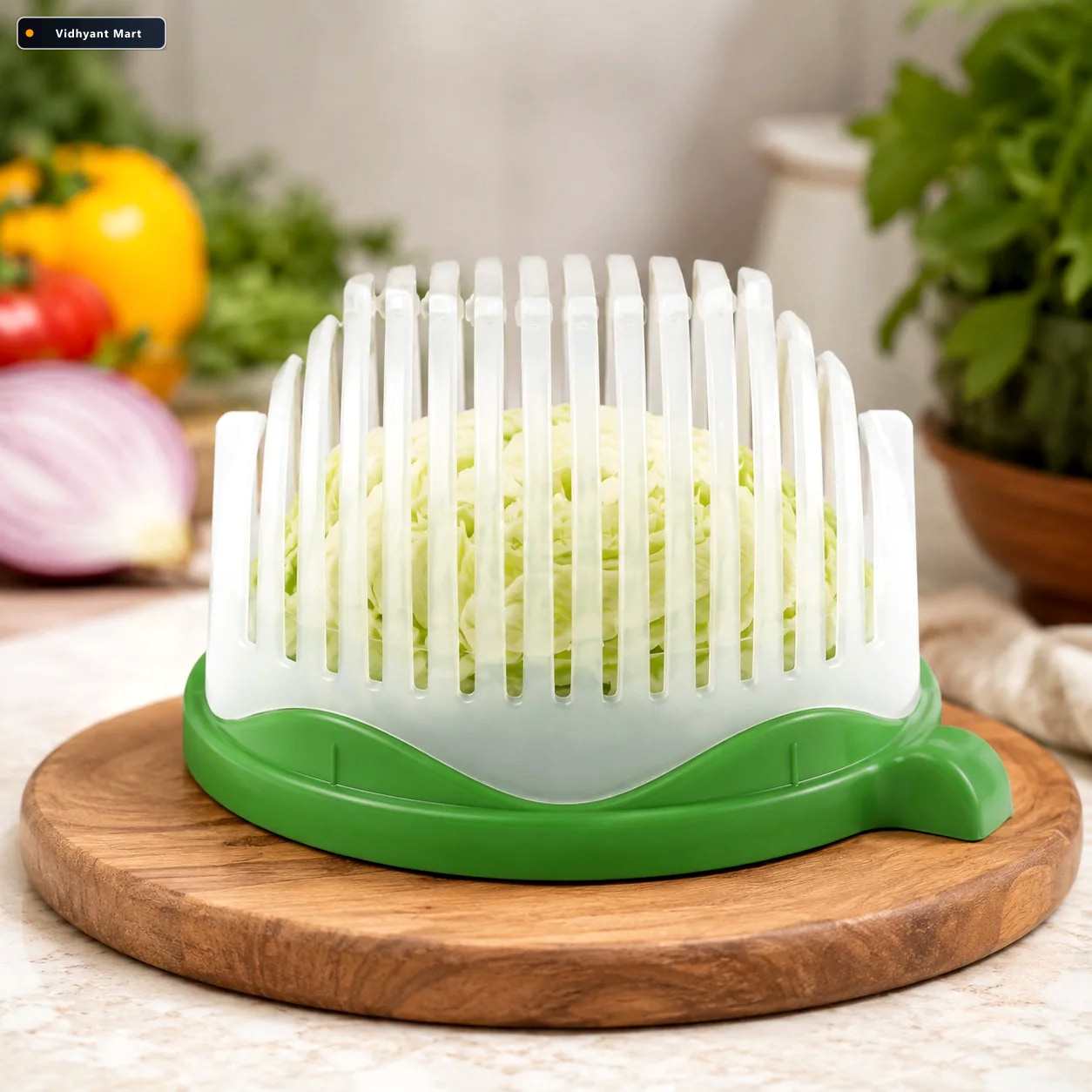 Vidhyant Mart 60 Seconds Salad Cutter Bowl Quick Vegetable Fruit 1