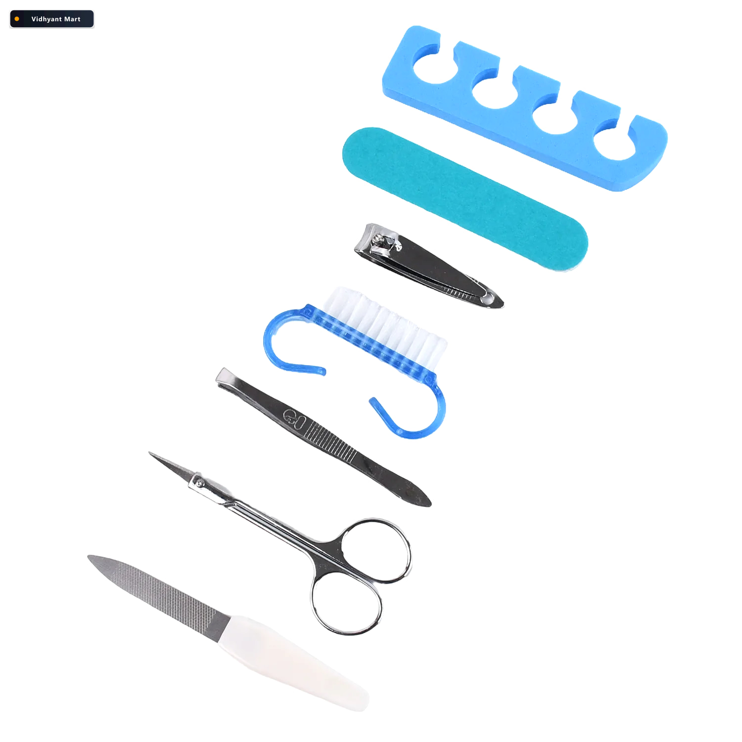Vidhyant Mart 7 In 1 Manicure Tool Kit Professional Nail Foot Ca 4