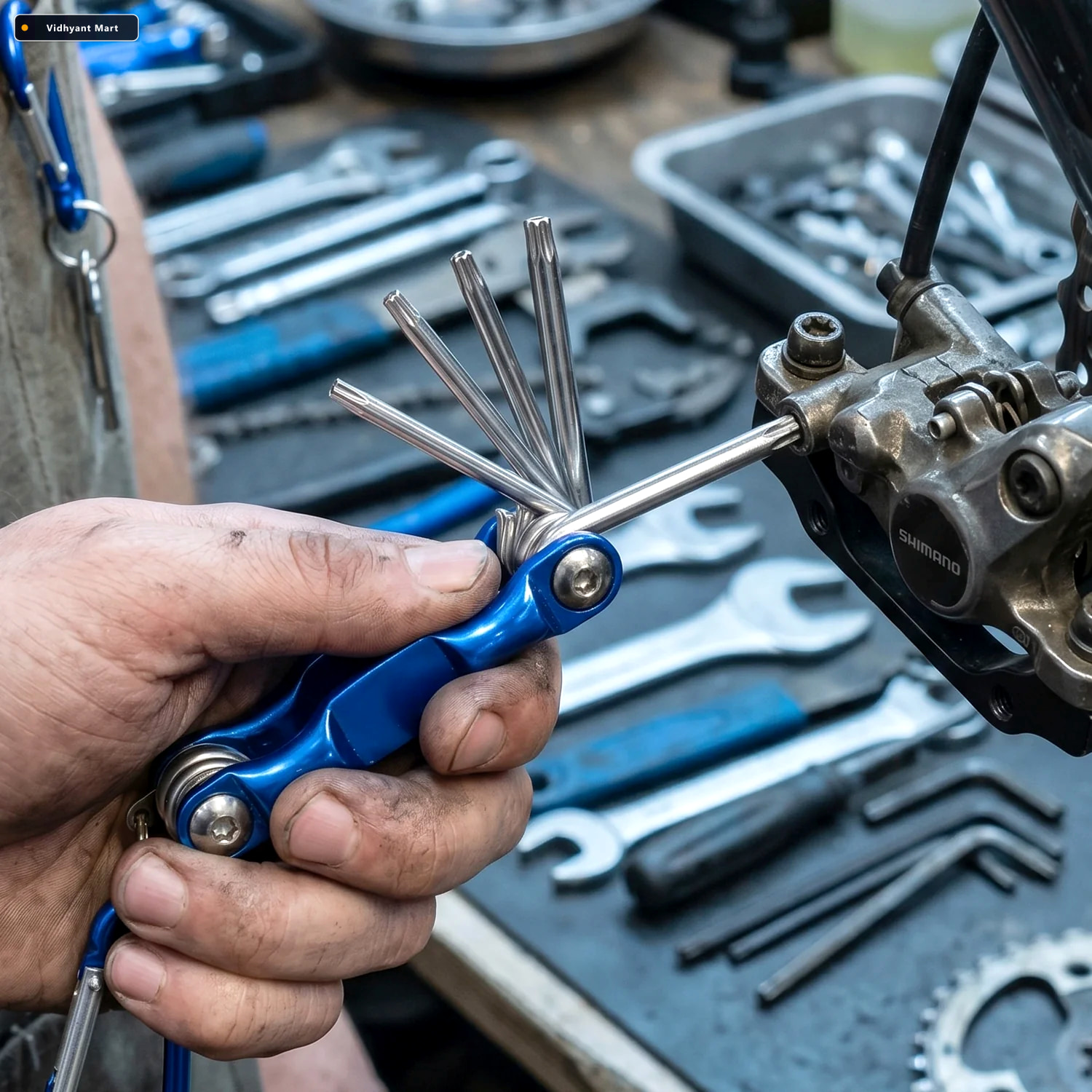 Vidhyant Mart 8 In 1 Portable Cycling Repair Tool Kit Compact Du 2