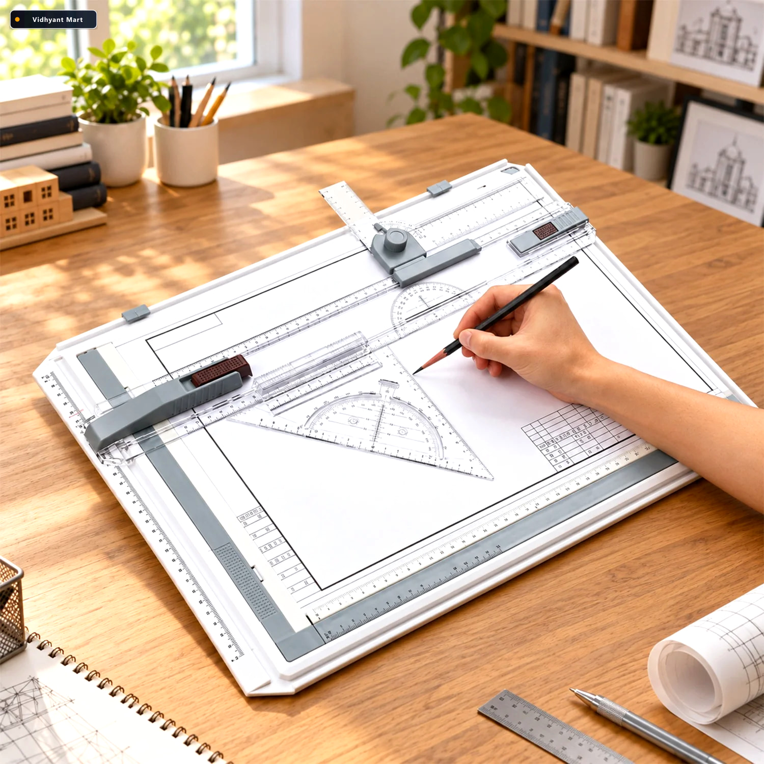 Vidhyant Mart A3 Drawing Board Set For School Students Technical 1