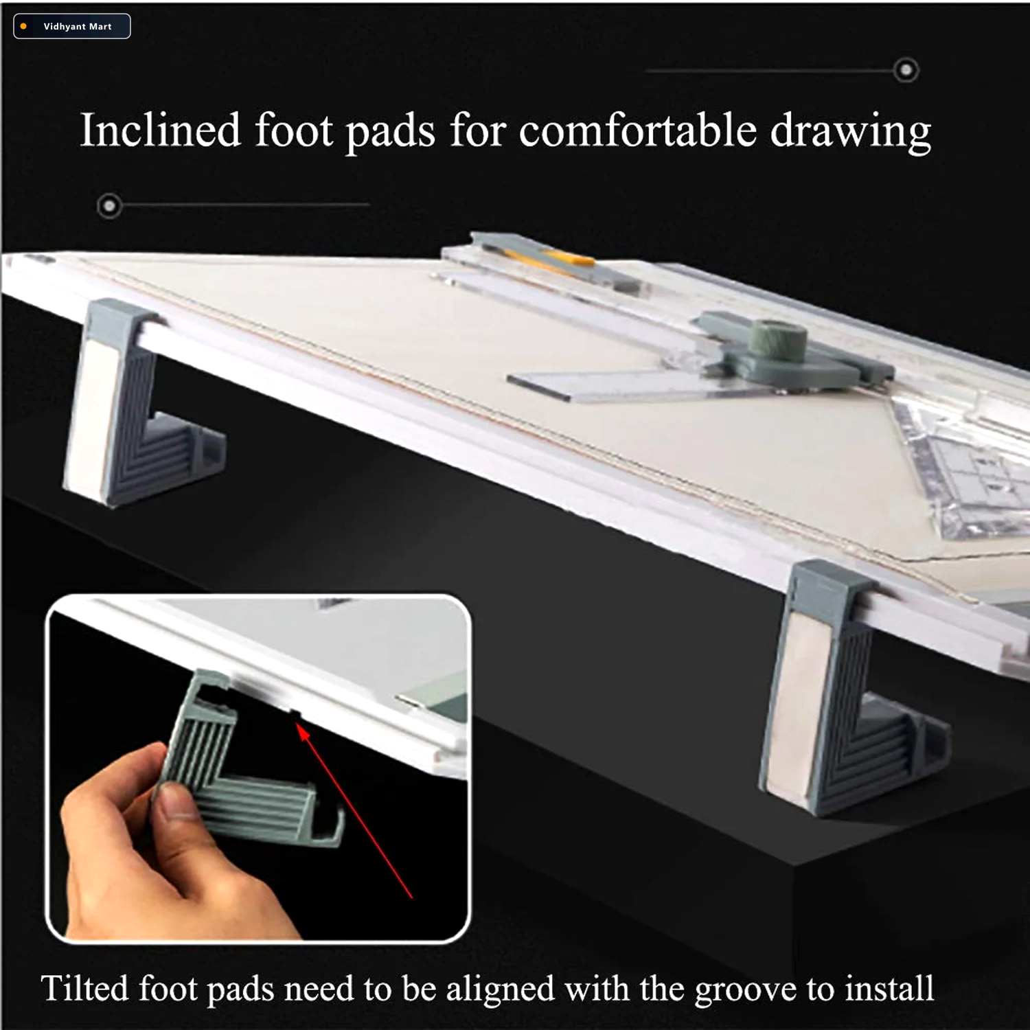 Vidhyant Mart A3 Drawing Board Set For School Students Technical 3