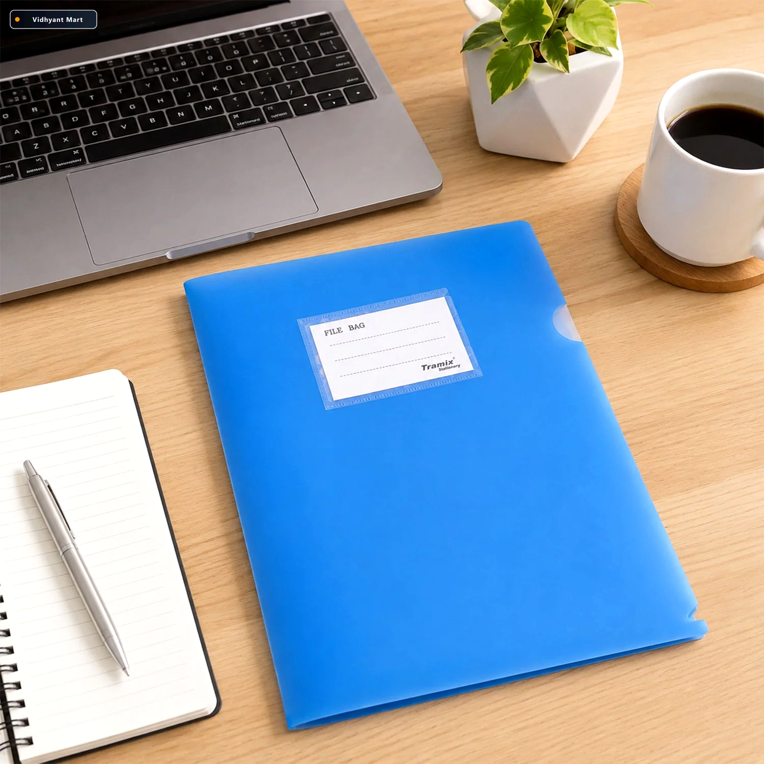 Vidhyant Mart A4 Document File Folder Durable Water Resistant Or 1