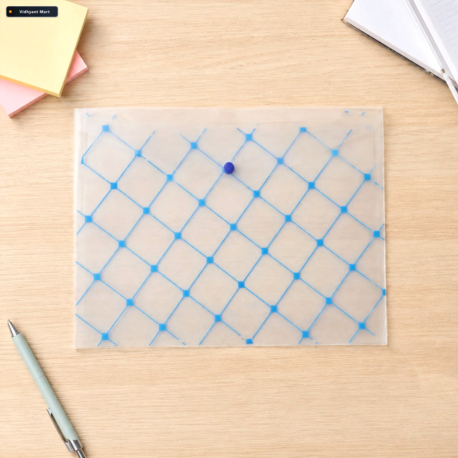 Vidhyant Mart A4 Document Folder Secure Water Resistant File Org 2